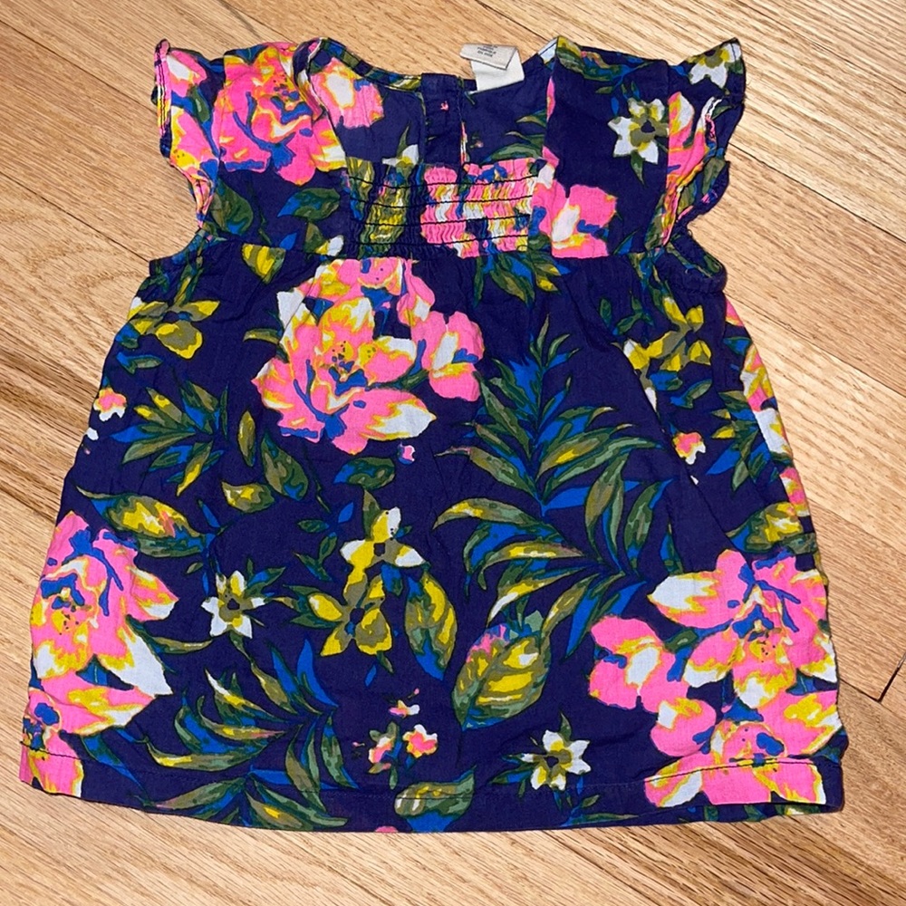 Tucker + Tate smocked shirt/shorts set, 12 months